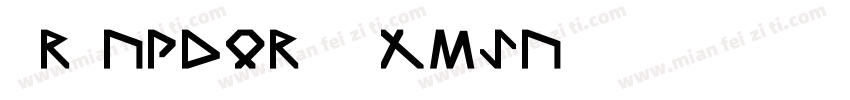 VnAachen Norma字体转换